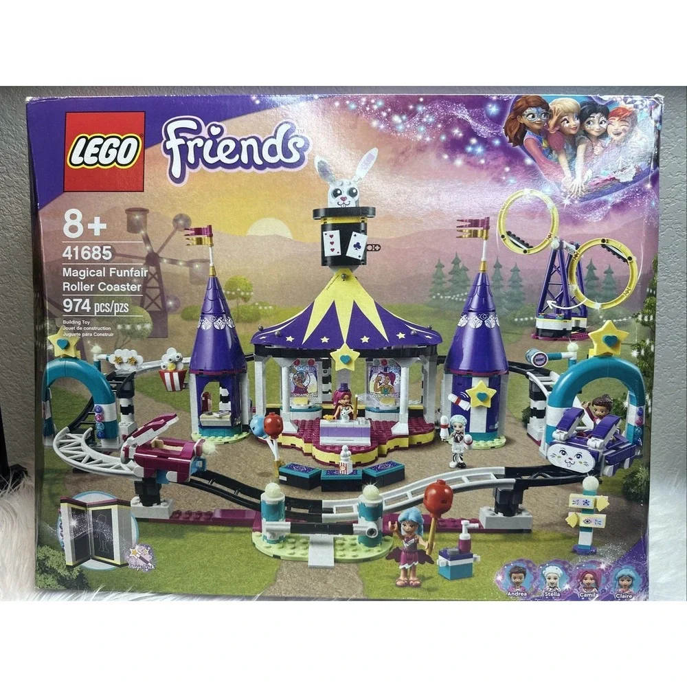 $100 🌙 2021 LEGO FRIENDS 41685 MAGICAL FUNFAIR ROLLER COASTER SEALED